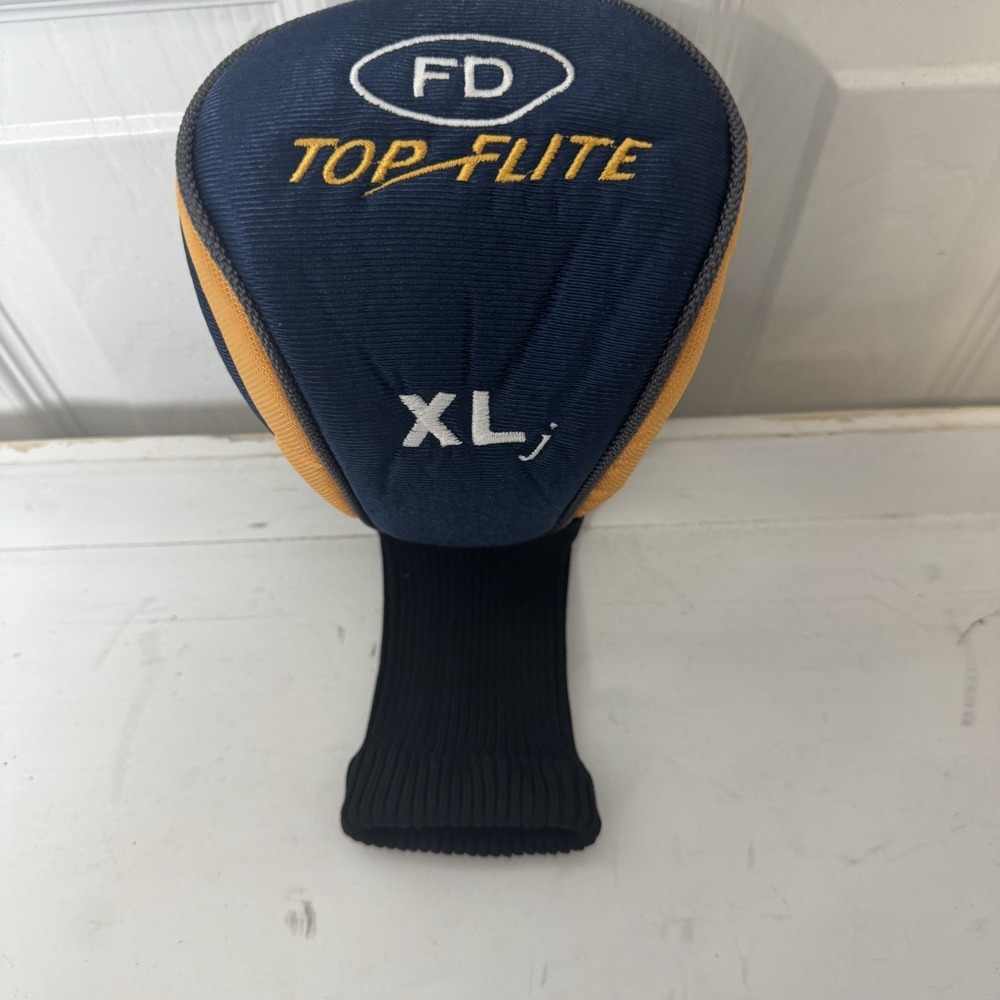 Top Flite Driver/Wood Club‎ Head Cover ~ XLj 1 Blue/Yellow Headcover